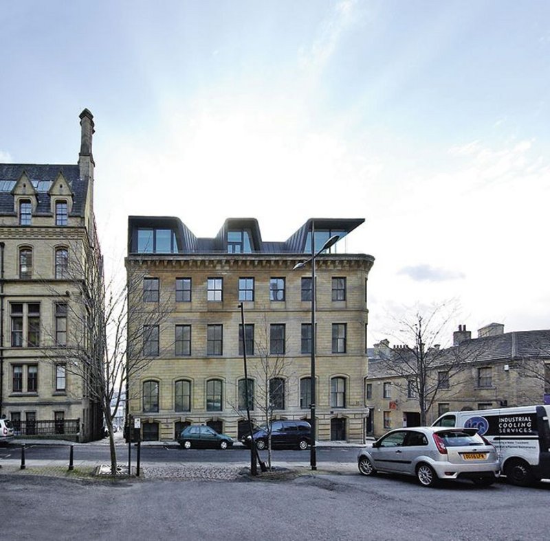 Kraus Schoenberg’s Hanover House refurbishment and extension in the Little Germany quarter of Bradford.