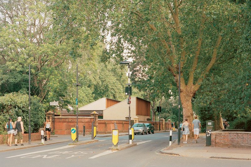 Approaching from Parson’s Green, the centre makes more of a statement.