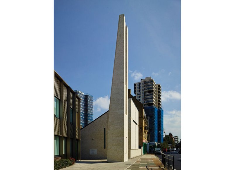 School and church at a new academy in Southwark.