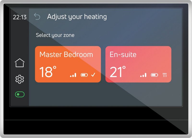 Omnie's new smart thermostat system.