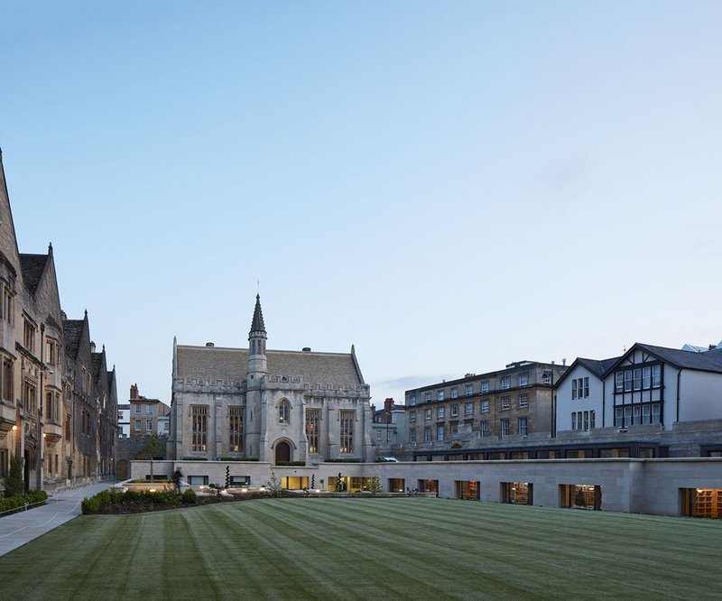 Magdalen College Library by Wright & Wright Architects.