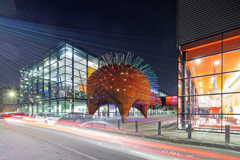 Spirit of Will Alsop lives on at the Neuron Pod in Whitechapel. Credit aLL Design