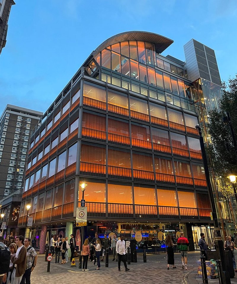 Copper headquarters in Soho, London. Credit: Speirs & Major Light Architecture