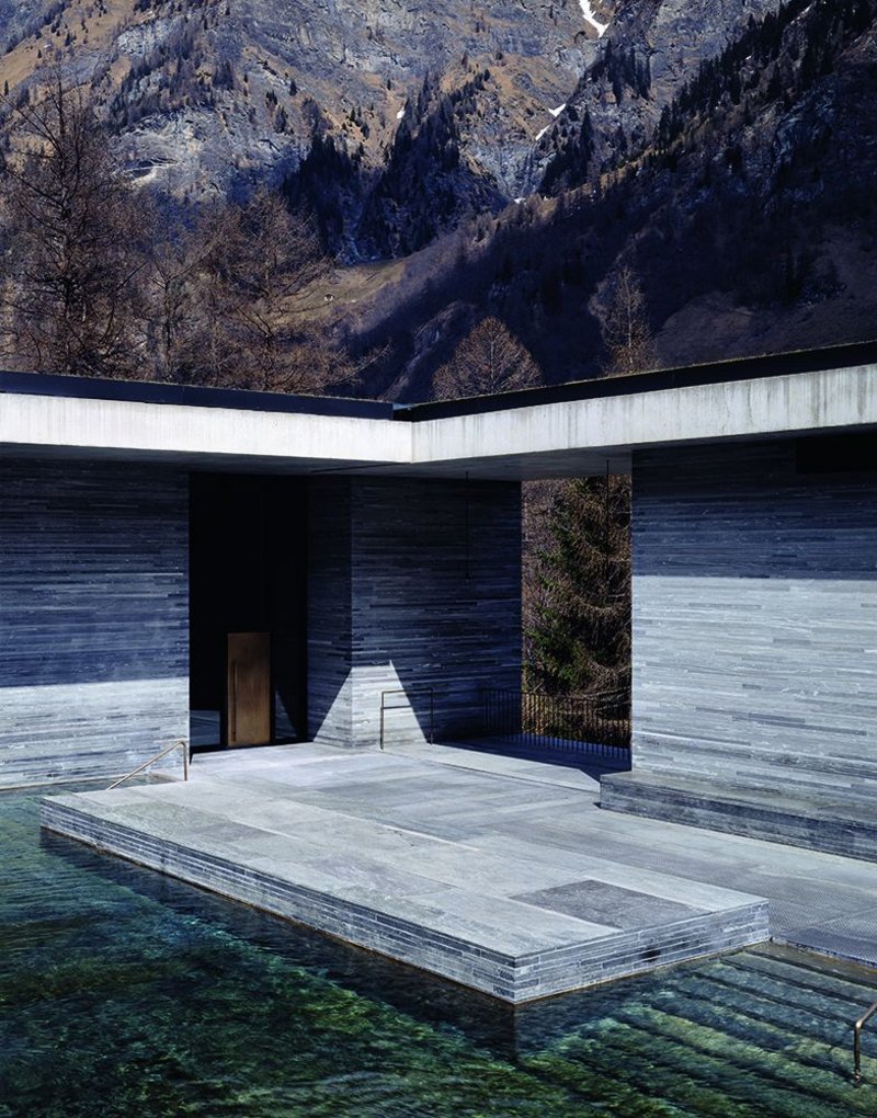 Luxurious restraint in the Thermal Baths at Vals, Switzerland.