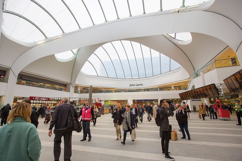 The ETFE roof might prove light and energy efficient, but great stations tend to opt for glass.