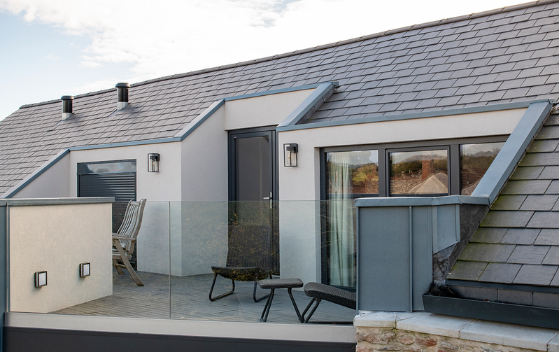 Thermoslate at Southover: The Cupa Pizarras roof solar collector is the only solar system to use the properties of natural slate to convert sunlight to energy to produce hot water and home or pool heating.