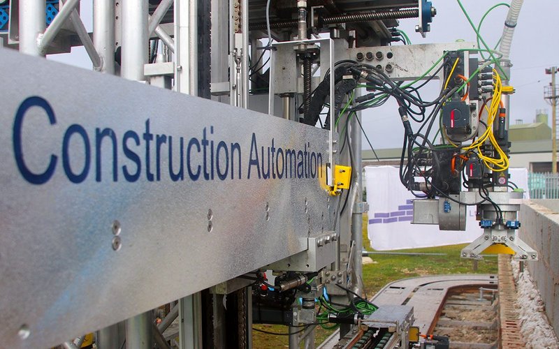 The latest version of Construction Automation’s machine features better sensors and a more robust track.