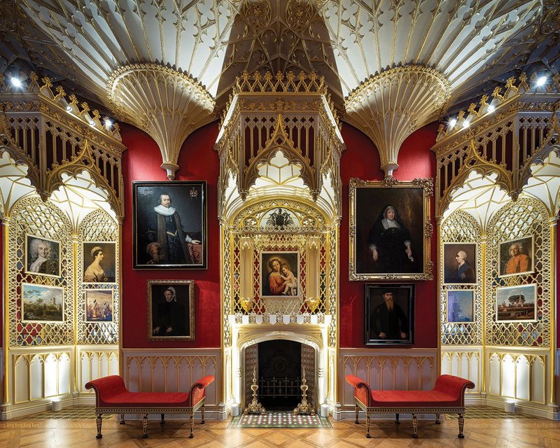 The Gallery, created between 1761 and 1763 as a space to entertain and display pictures.