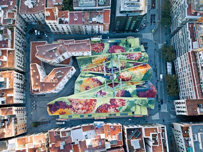 Santa Caterina Market, Barcelona, designed by Benedetta Tagliabue – EMBT.