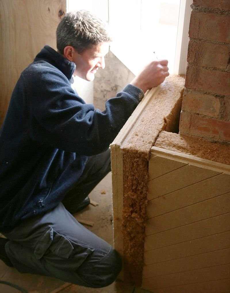 A project involving the installation of solid wall insulation: this element was reduced rated as an energy saving material.