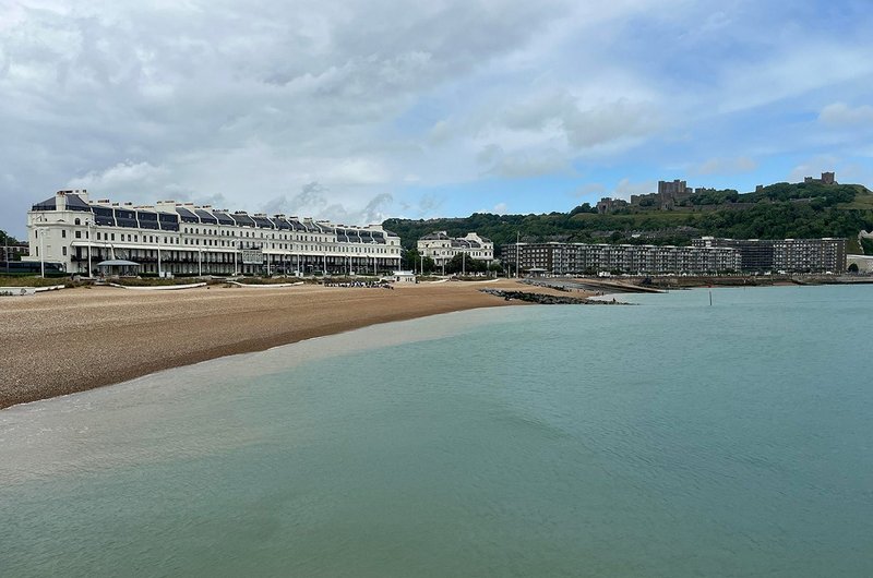 Waterloo Crescent and the Gateway in Dover.