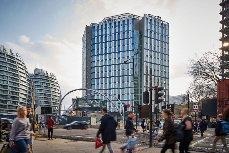 Future award winner? AHMM’s Prouvé-inspired White Collar Factory in Shoreditch.