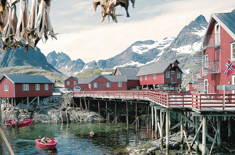 Reine, which has suffered from the decline of the fishing industry.