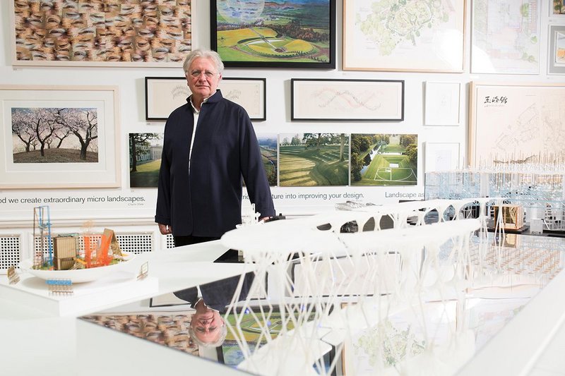 Ian Ritchie RA took landscape as the theme as he curated the Summer Exhibition 2015 Architecture Gallery