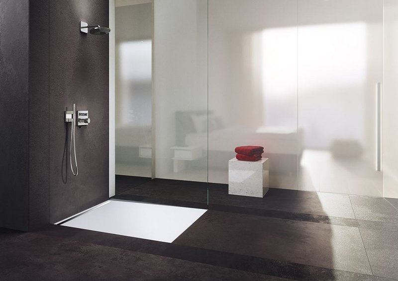 Kaldewei's NexSys shower surface is supplied installation ready.