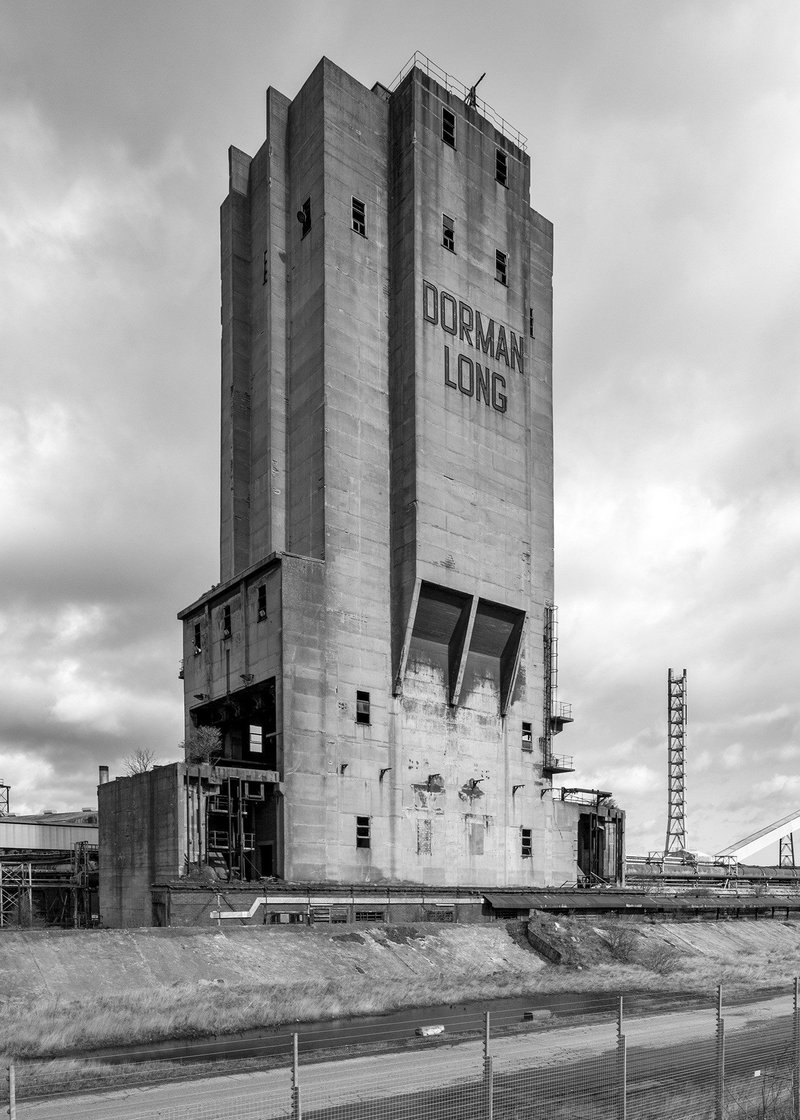 Dorman Long tower, Teesside, demolished by controlled explosion within days of the listing being reversed.