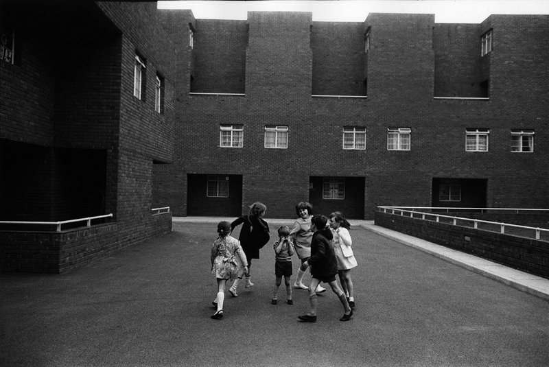 Children playing at James Gowan’s Trafalgar Road housing