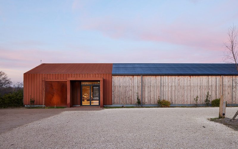 Knepp Wilding Kitchen and Shop by Kaner Olette Architects. Credit: Richard Chivers