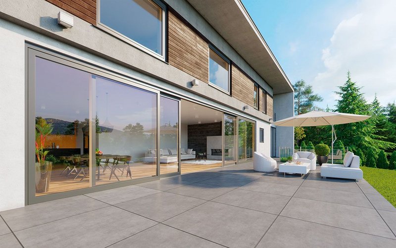 Innoview windows and doors can be ordered in widths of up to 12m and in bespoke sizes.