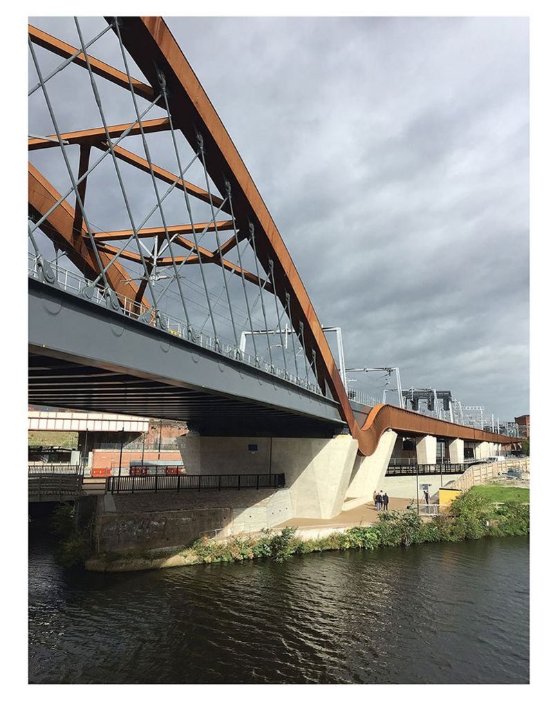 Ordsall Chord, a major piece of infrastructure for Manchester and the region, designed by BDP.