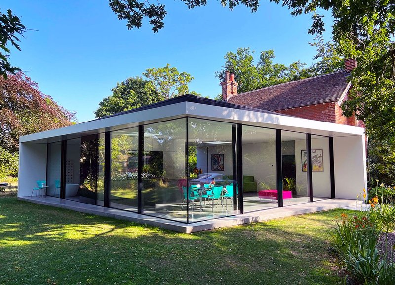 Architect Richard Scott used the Sky Architectural Aluminium system for the extension to his Victorian home: 'My aim was to create a space that maintained the balance of old and new.'