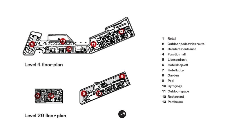 Floor plans.