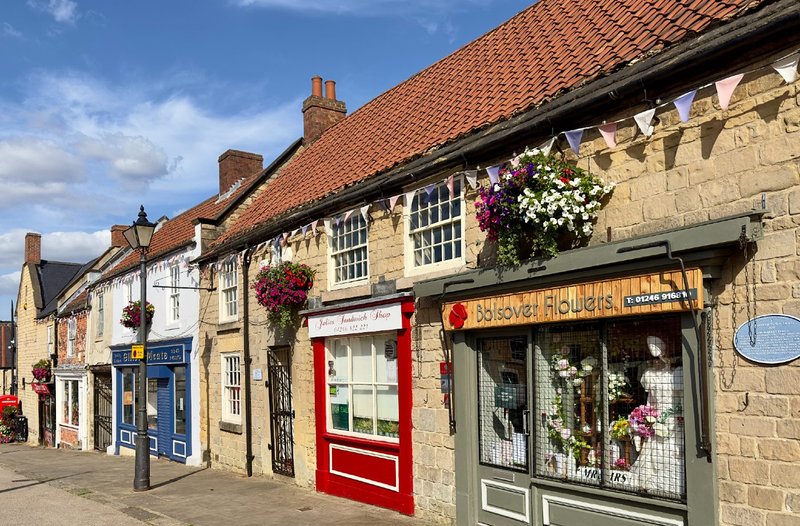 Market Place, Bolsover, Derbyshire.
