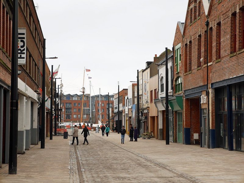 Once near-derelict, Humber Street is fast reviving.