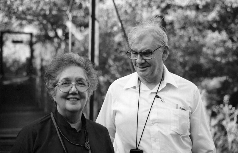 Ronald Lewcock and Barbara Sansoni.