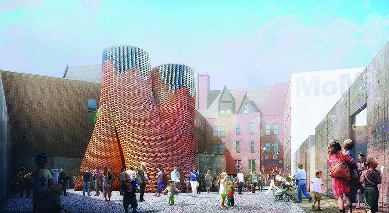 Organic bricks produced using corn stalks and living root structures will be used to build The Living’s Hy-Fi, the winning design of MOMA’s 2014 Young Architects Program. The temporary structure will be built at MOMA PS1 in New York in late June.