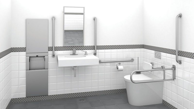 Bobrick offers five curated grab bar packs for washrooms as well as tailored recommendations.