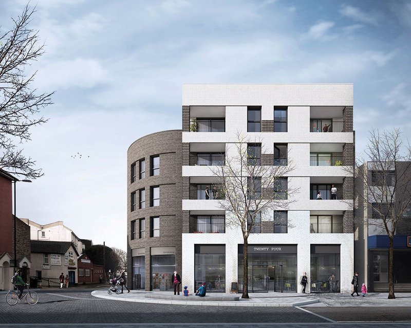 Station Road South Norwood is by Common Ground Architecture - an in house design team within Croydon Council's 'Brick by Brick' initiative