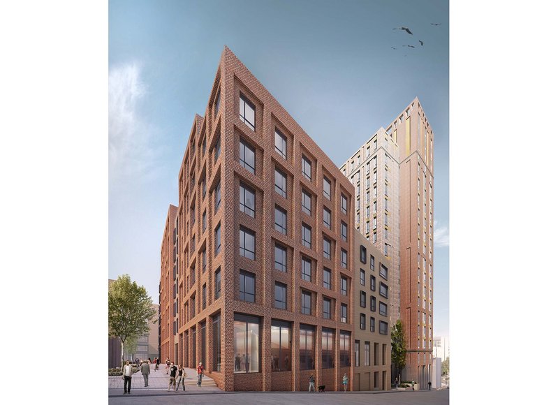 HLM Architects’ Hollis Croft Mixed-use Student Residential Development, Sheffield: during her first few months as an associate at HLM, Delia proved her worth working on this 1000-bed scheme