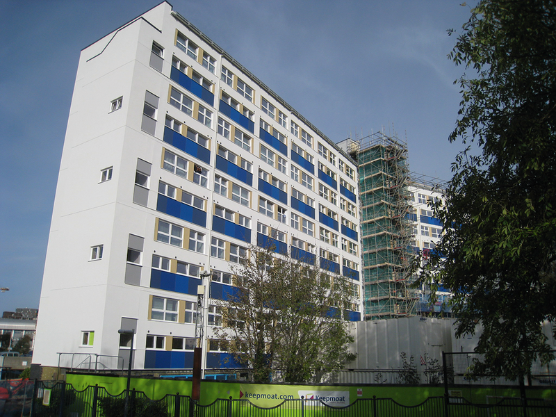 Gardner Stewart Architects’ refurb for Wilmcote House, Originally designed by ECD Architects.