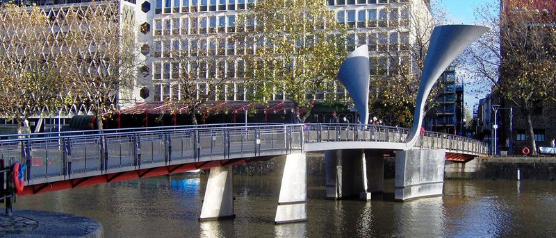 Pero's Bridge is a pedestrian footbridge that spans Bristol's floating harbour, named in honour of a slave called Pero Jones.