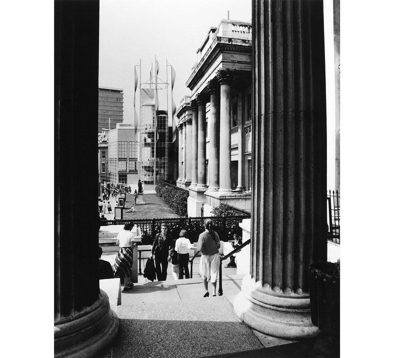 Perhaps not such a good target for royal ire – ABK National Gallery extension with its tower.