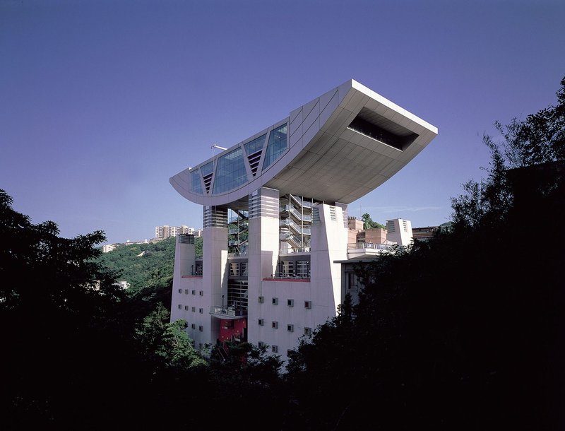 Terry Farrell & Partners, The Peak, Hong Kong, completed 1995. Credit: Farrells