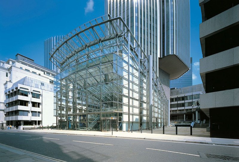 The challenge of designing a new entrance after bomb damage at Tower 42