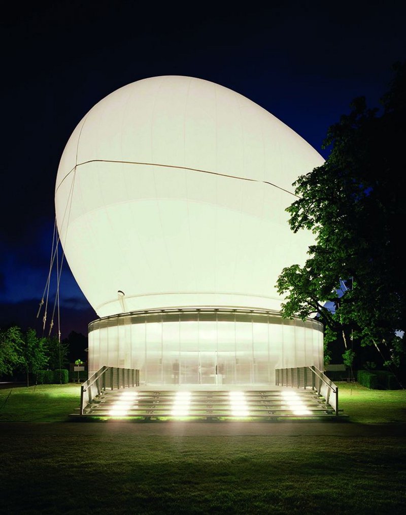 Where it all happened: Koolhaas’ 2006 Serpentine pavilion.