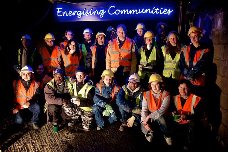 Volunteers played an important part in building The Remakery in Brixton, London.