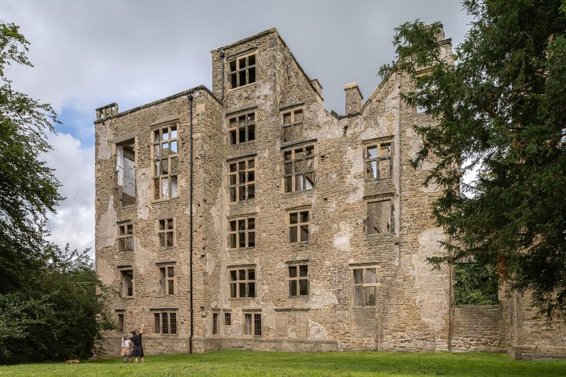 EH’s policy, such as here at Hardwick Old Hall, is to carry out major interventions to reduce long-term maintenance.