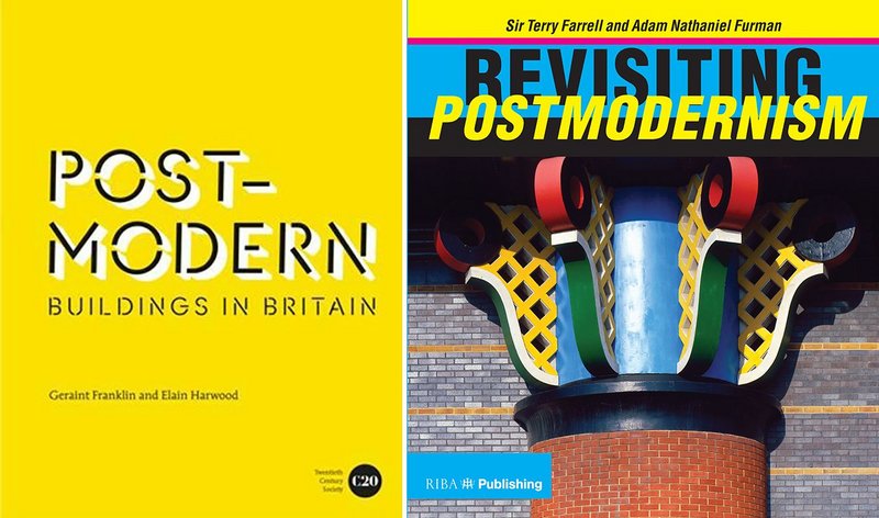“Postmodern Buildings in Britain” by Geraint Franklin and Elain Harwood (Batsford, £25) and “Revisiting Postmodernism” by Sir Terry Farrell and Adam Nathaniel Furman (RIBA Publishing, £35).