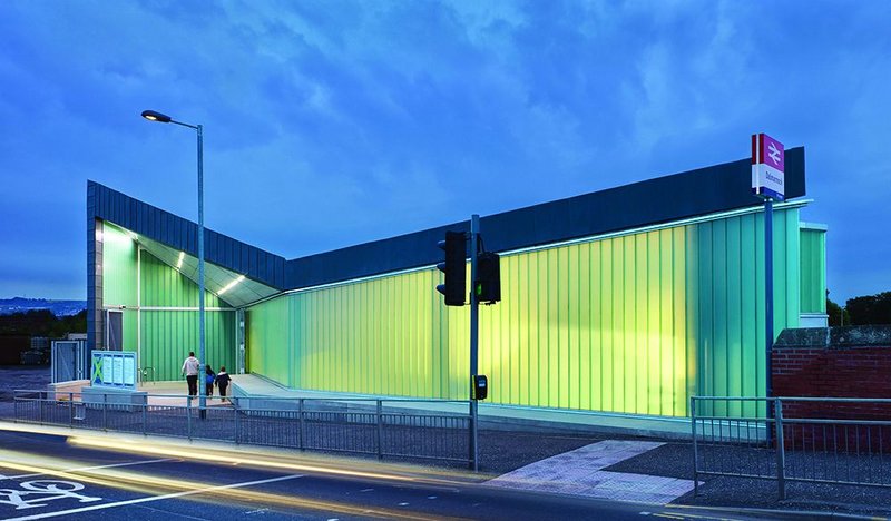 At last public transport gets a look-in: upgraded Dalmarnock Station by Atkins.