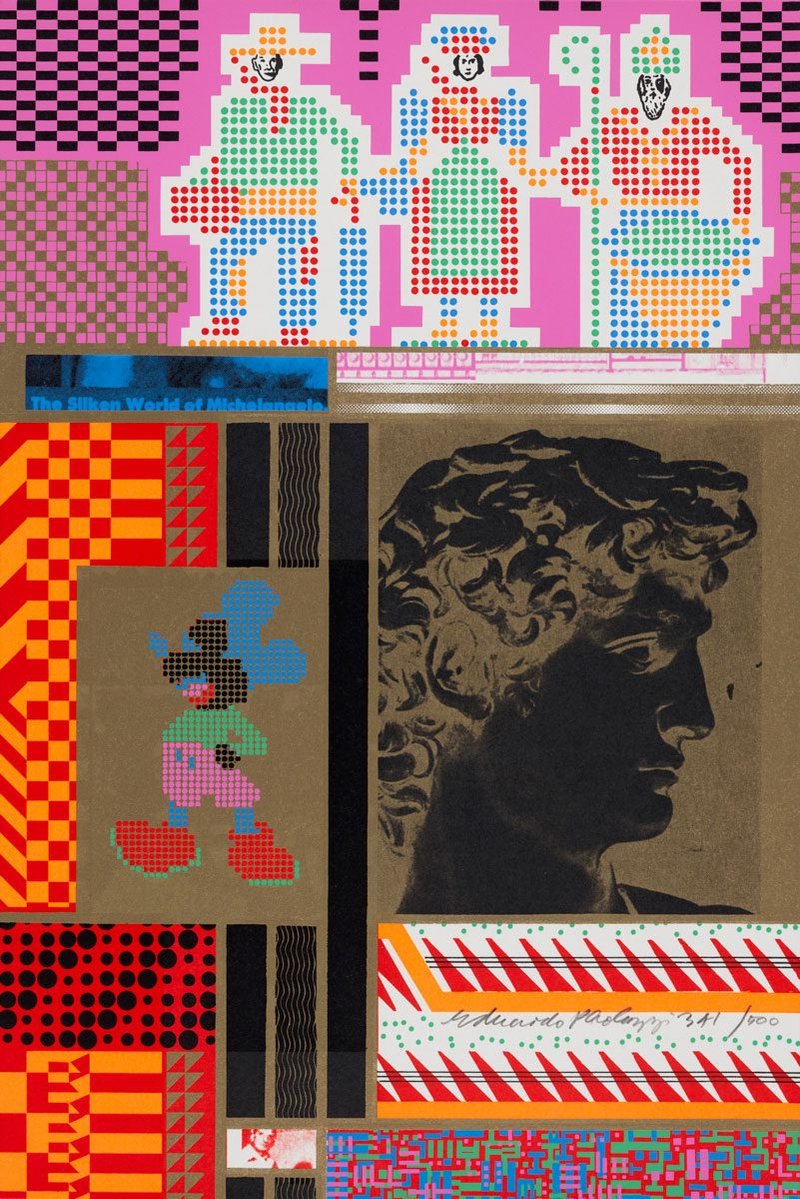 Eduardo Paolozzi, Moonstrips Empire News, 1967. This was adapted into a textile for haute couturier Lanvin.