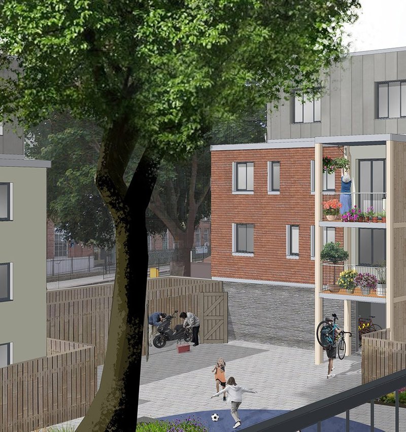 AAB Architects tested whether retrofit could deliver the client’s brief while reducing ecological harm on Camden’s West Kentish Town Estate in an RIBA-funded research project.