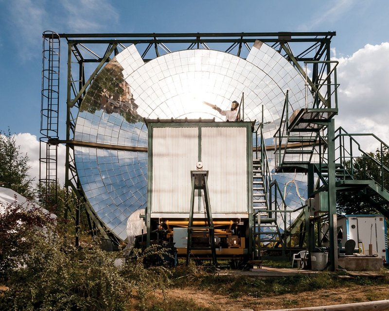 Solar furnace, Pyrenees, France