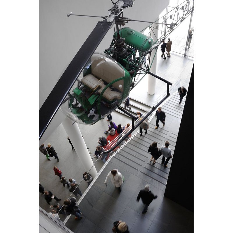 Climbing to activity: MoMA New York's staircase.