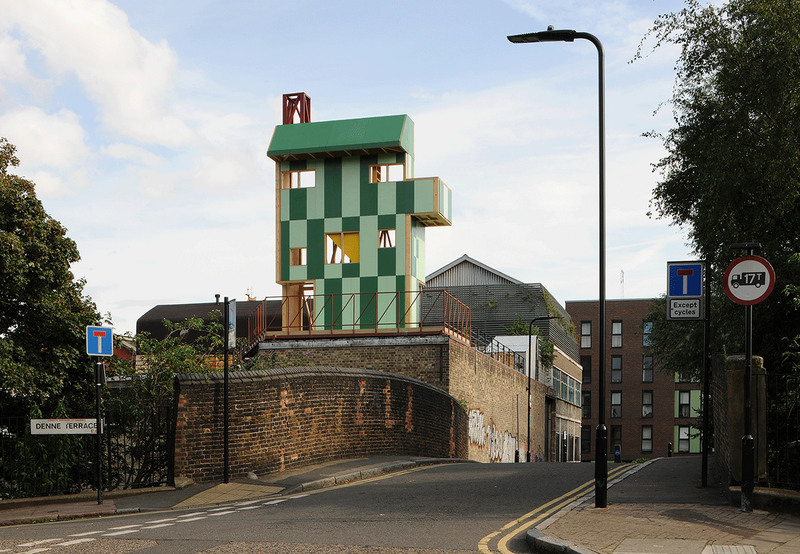 Urban intervention and events space - Potemkin Theatre by Maich Swift. Credit David Grandorge