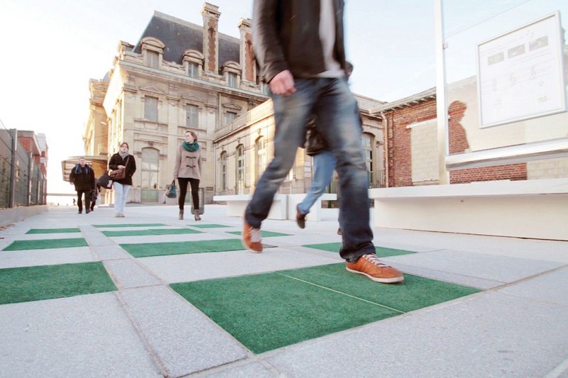 Pavegen’s smart street tile.