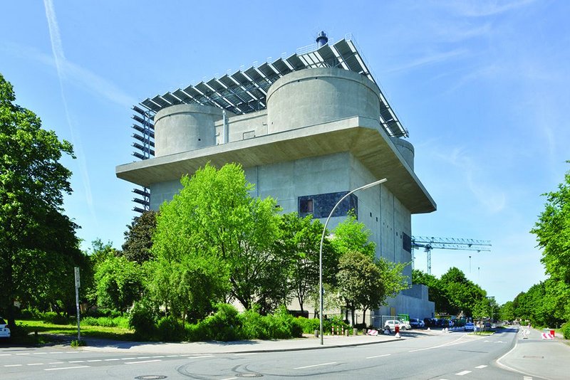 The Energy Bunker was a flagship project of the Hamburg IBA, supplying heat to 3000 homes and electricity to 1000.